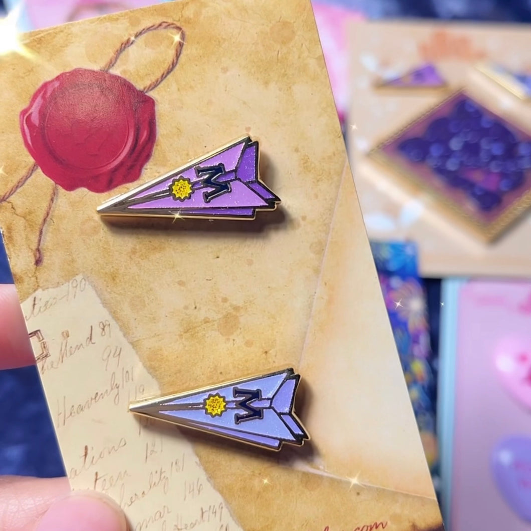Flying memo mini pins (set)