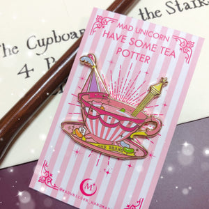 Pink JellyBean Teacup | Enamel Pin (B grade)