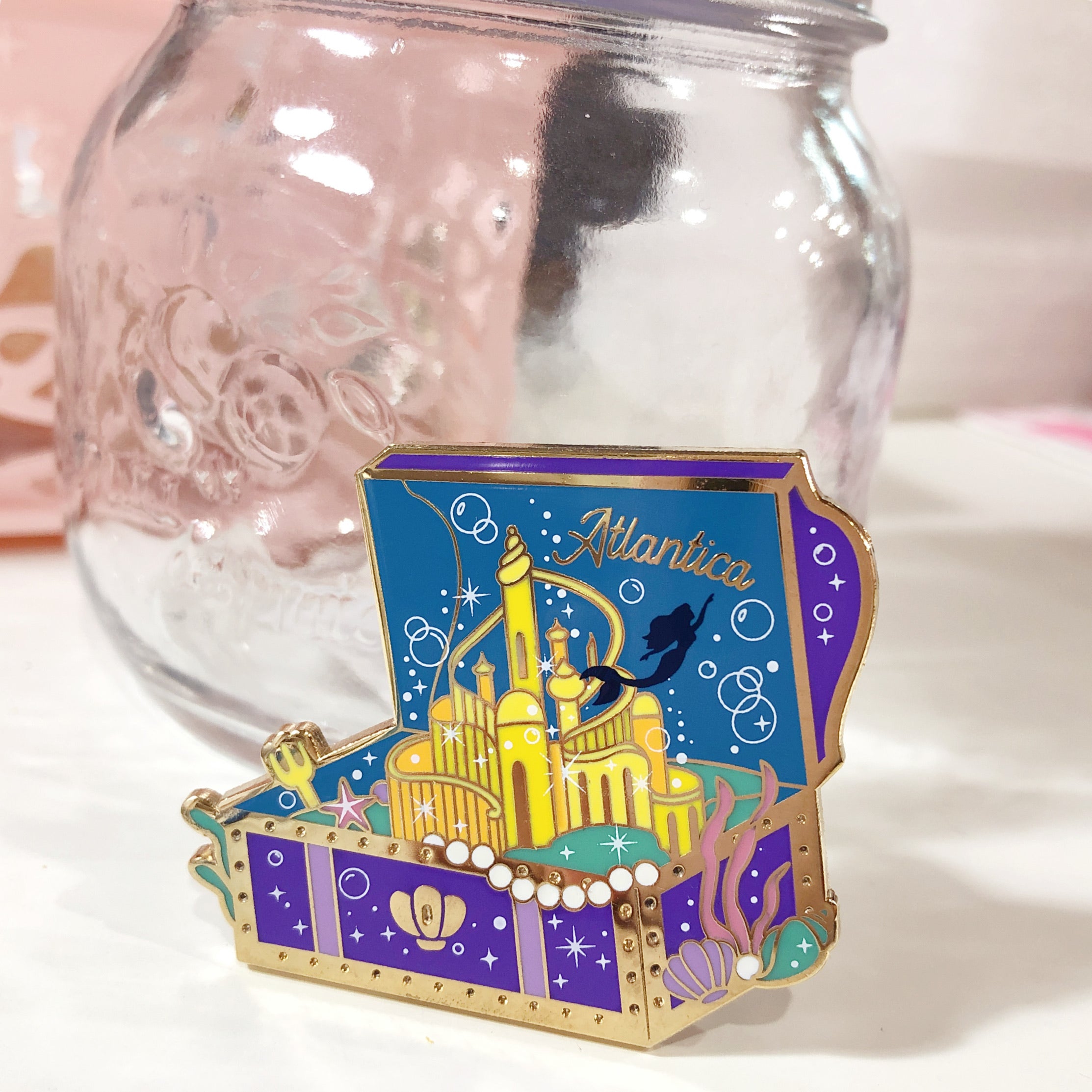 Ariel fantasy selling enamel pin