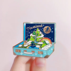 Take me to Neverland suitcase| Fantasy Pin