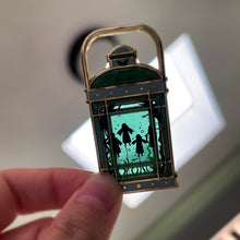 Load image into Gallery viewer, Stained Glass Lantern | The Second Task | Enamel Pin