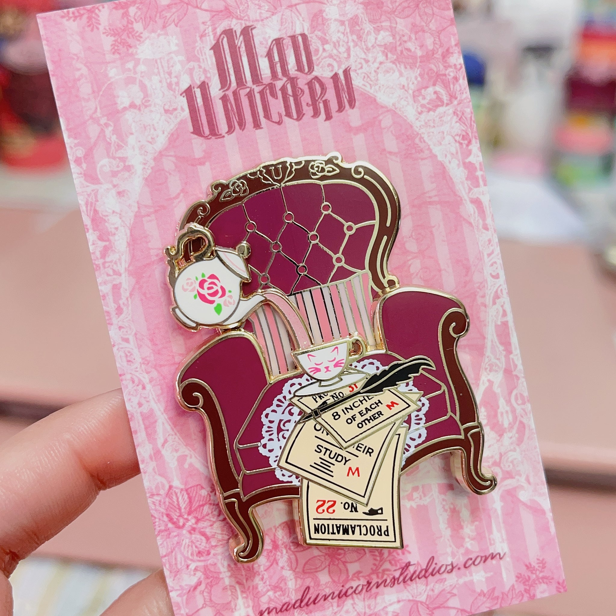 Mad Unicorn Fleur and McGonagall good Wand Pins