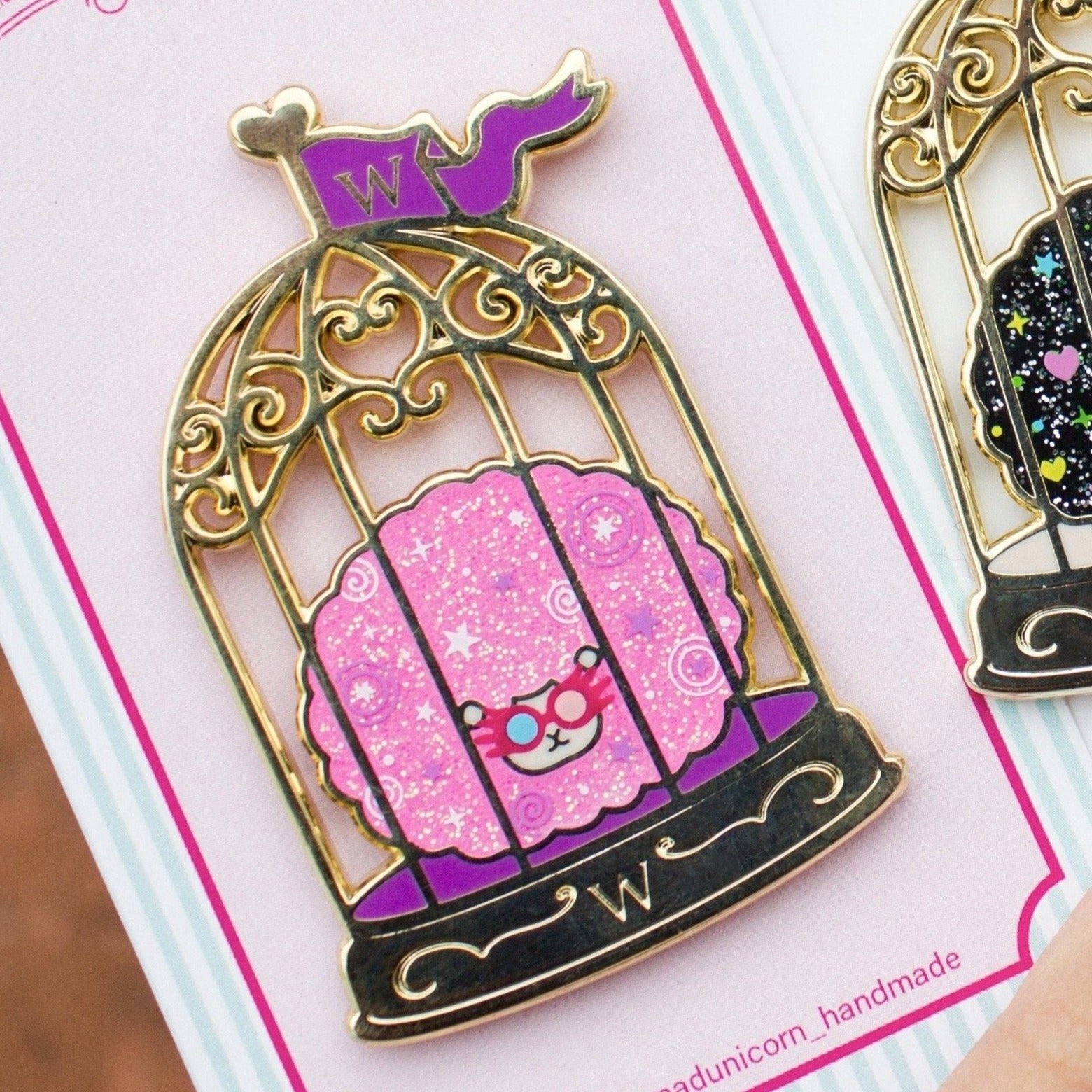 Mad Unicorn Fleur and McGonagall good Wand Pins